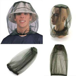 Premium Mosquito Head Net Ultra Large & Long, Extra Fine Holes, Mesh Outdoors
